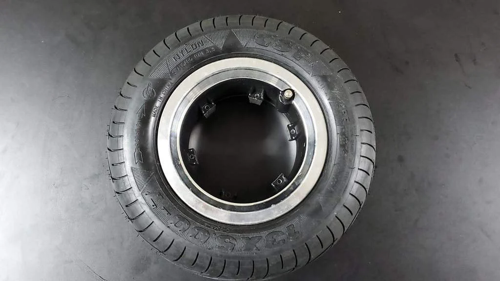125/60-7 Minimotors Tubeless Tire and Rim Front