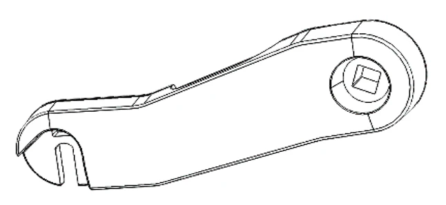 Dualtron Eagle Arm Rear Non-Brakeside