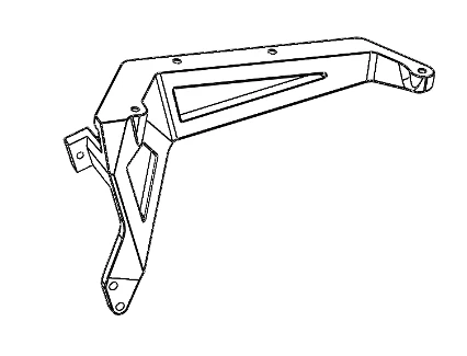 Dualtron Kicktail Controller Mounting Bracket Left