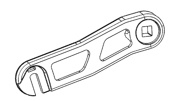 Dualtron Spider Arm Front Non-Brakeside
