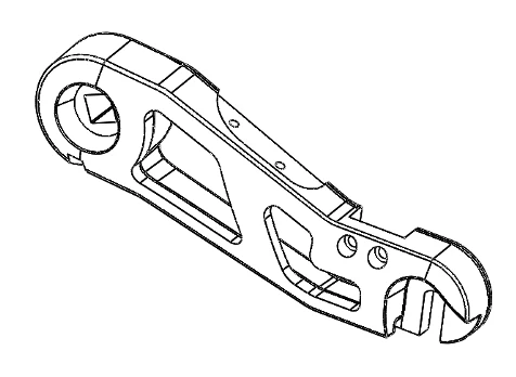 Dualtron Spider Arm Rear Brakeside