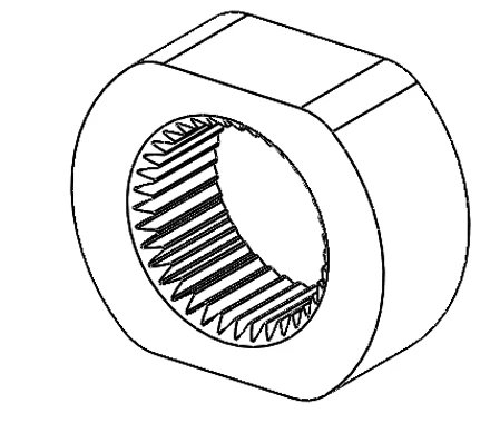 Dualtron Splined Arm Insert