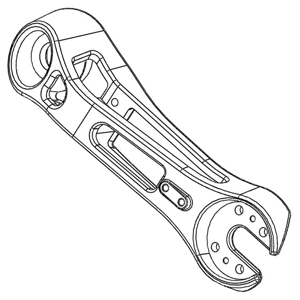 Dualtron Storm Arm Rear Non-Brakeside