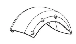 Dualtron X Rear Fender
