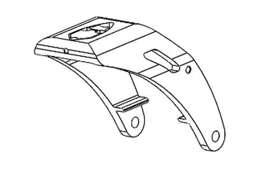 Speedway V Front Metal Fender (Steering Tube Base)